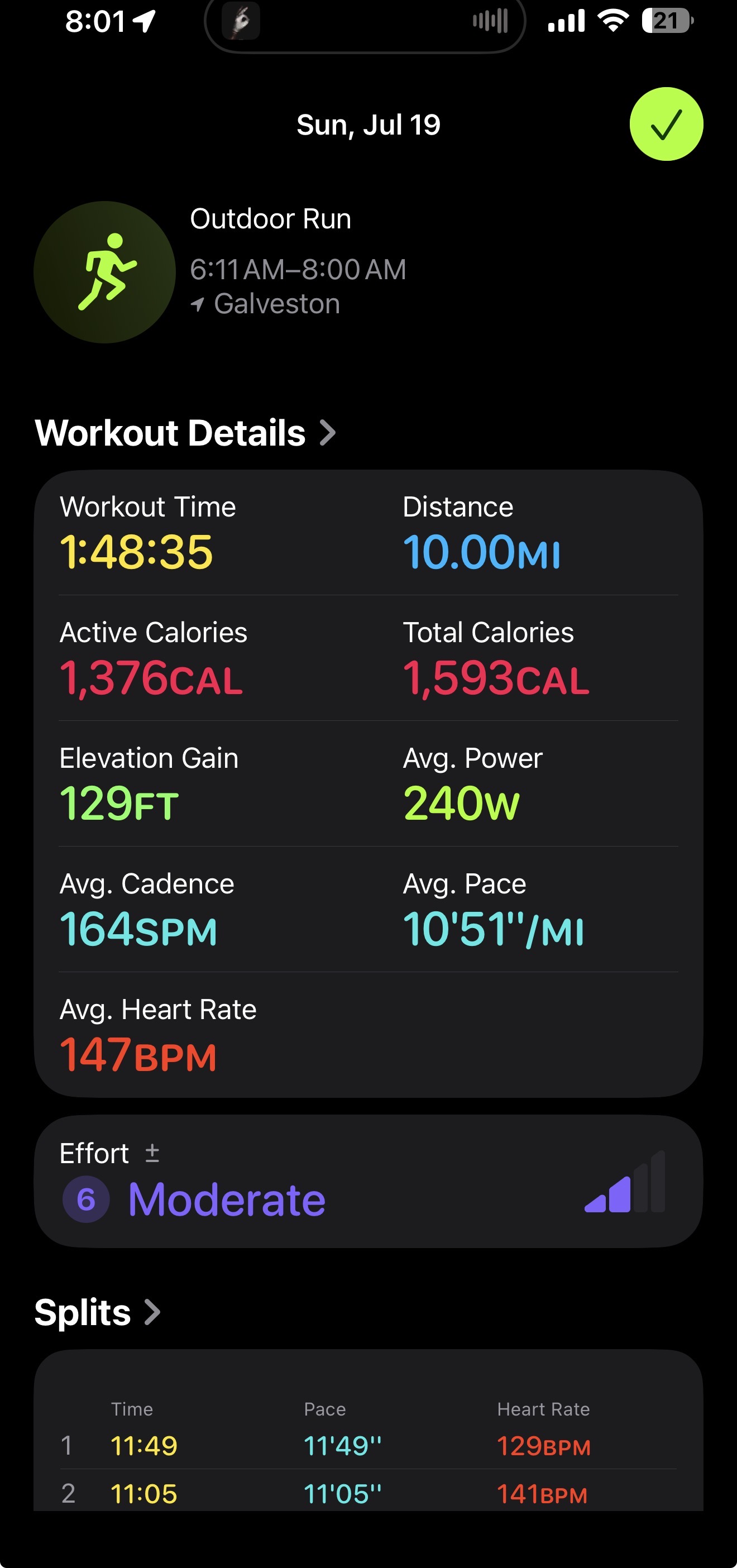 10 mile run in the SAND!!