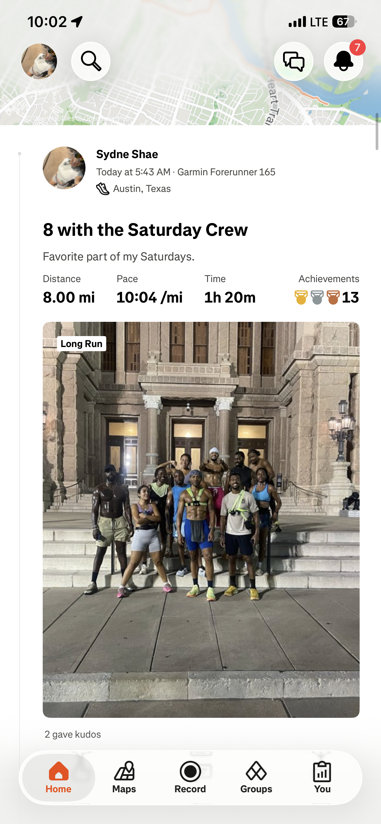 8 w/ the Saturday Crew