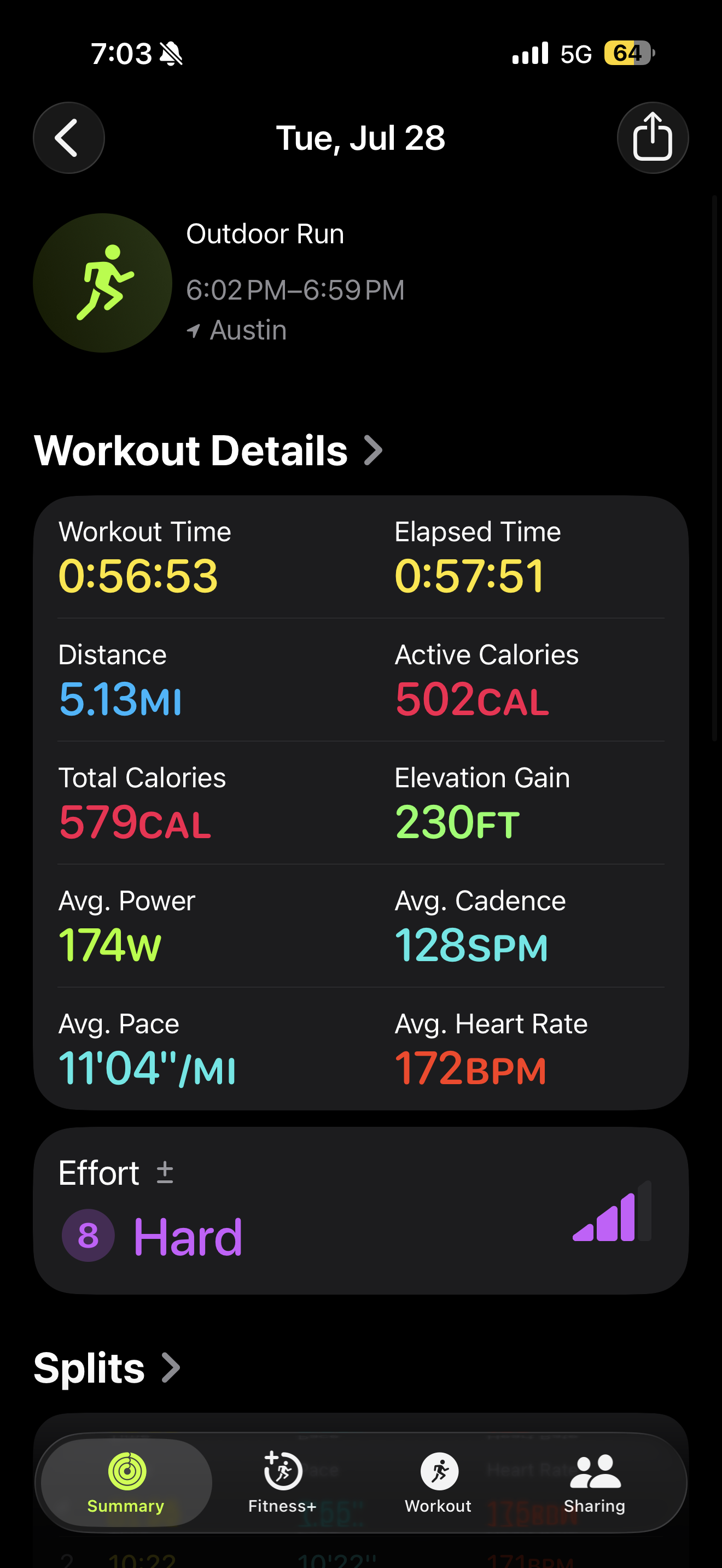 Evening 5mile run photo 1