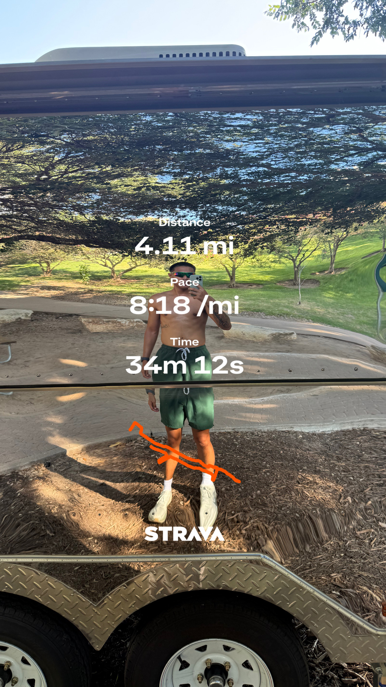 4miles before Tennis
