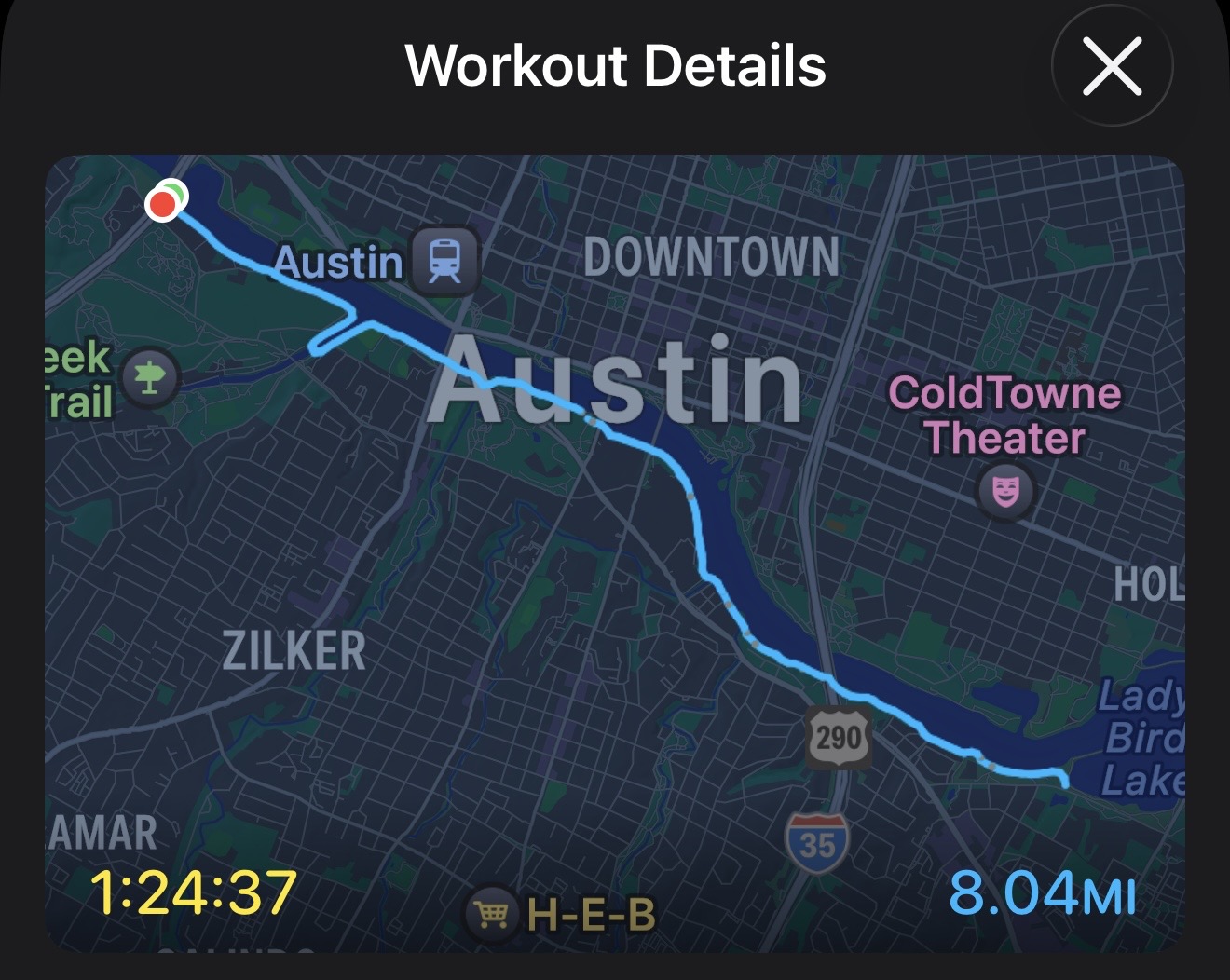 Mid day 8 mile run photo 2