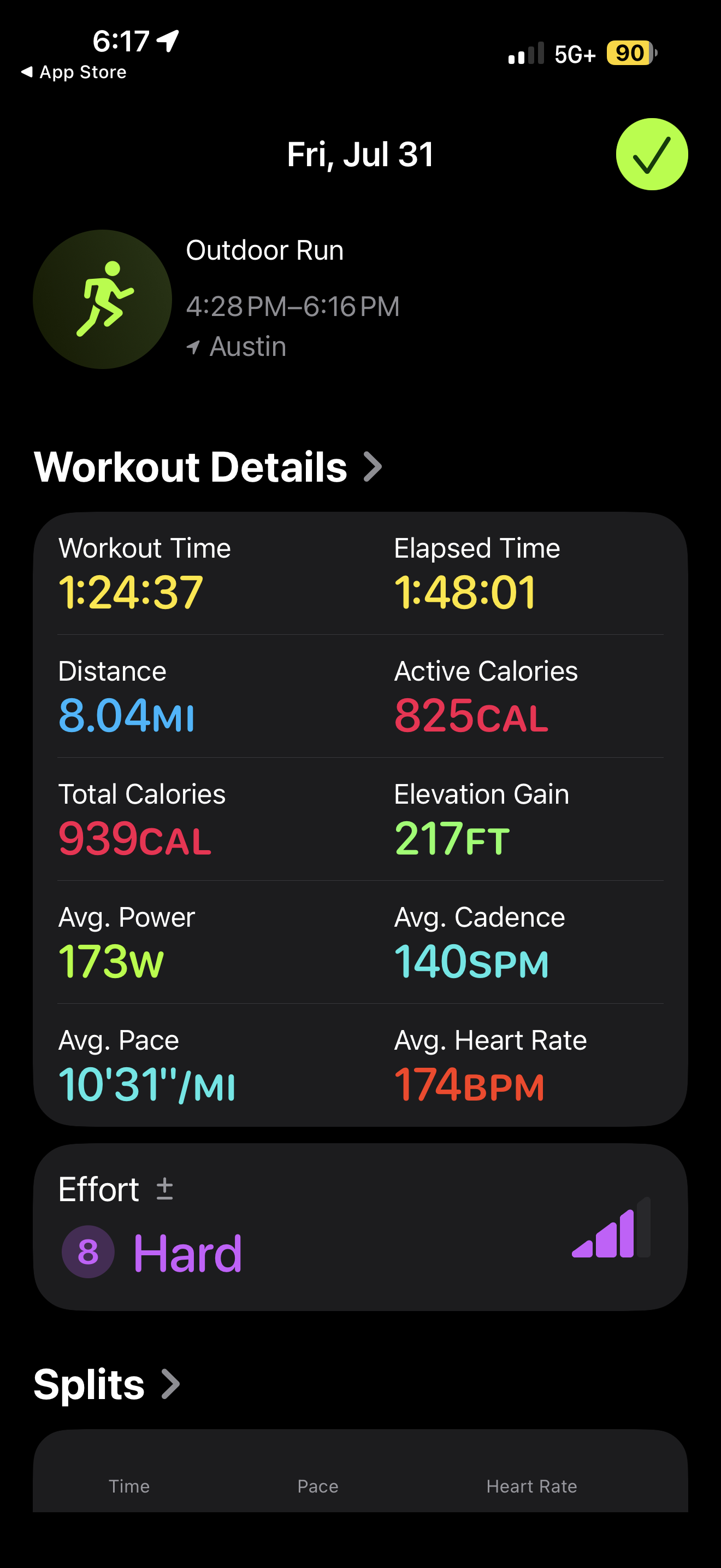 Mid day 8 mile run photo 3