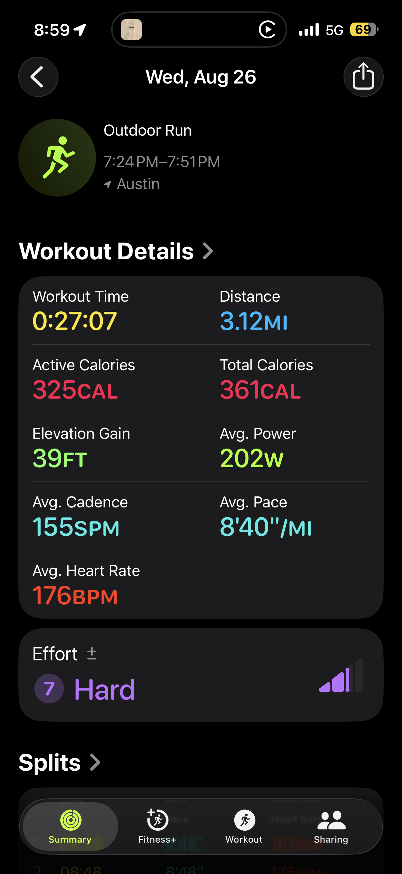 Evening run