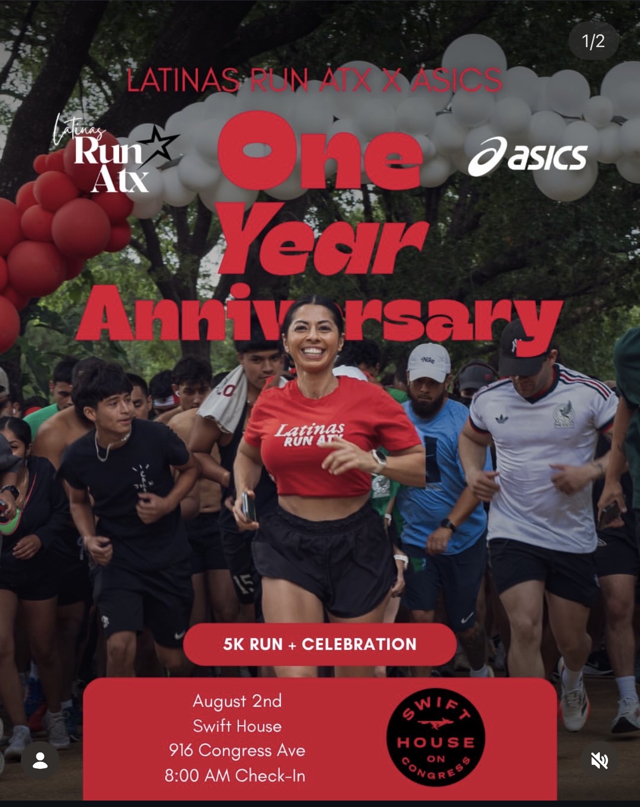 📅 New event · Latinas Run ATX 5K