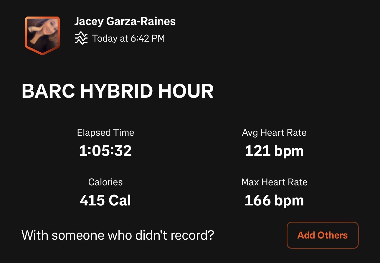 BARC HYBRID HOUR - RUNS photo 1