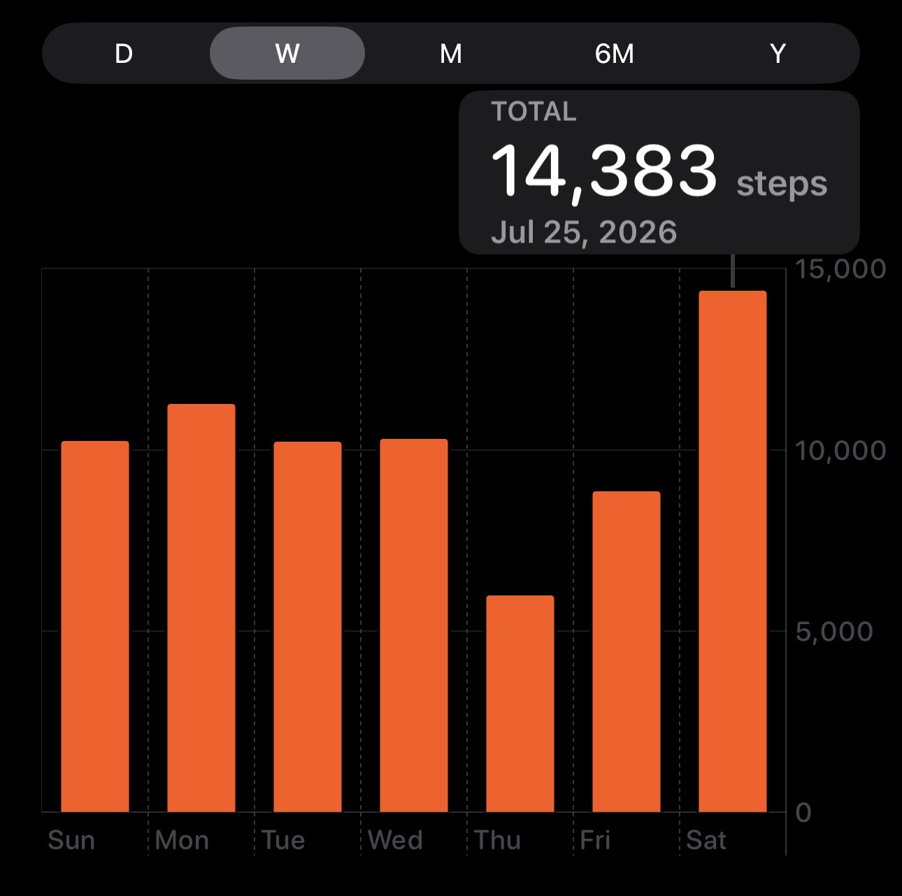 Saturday steps