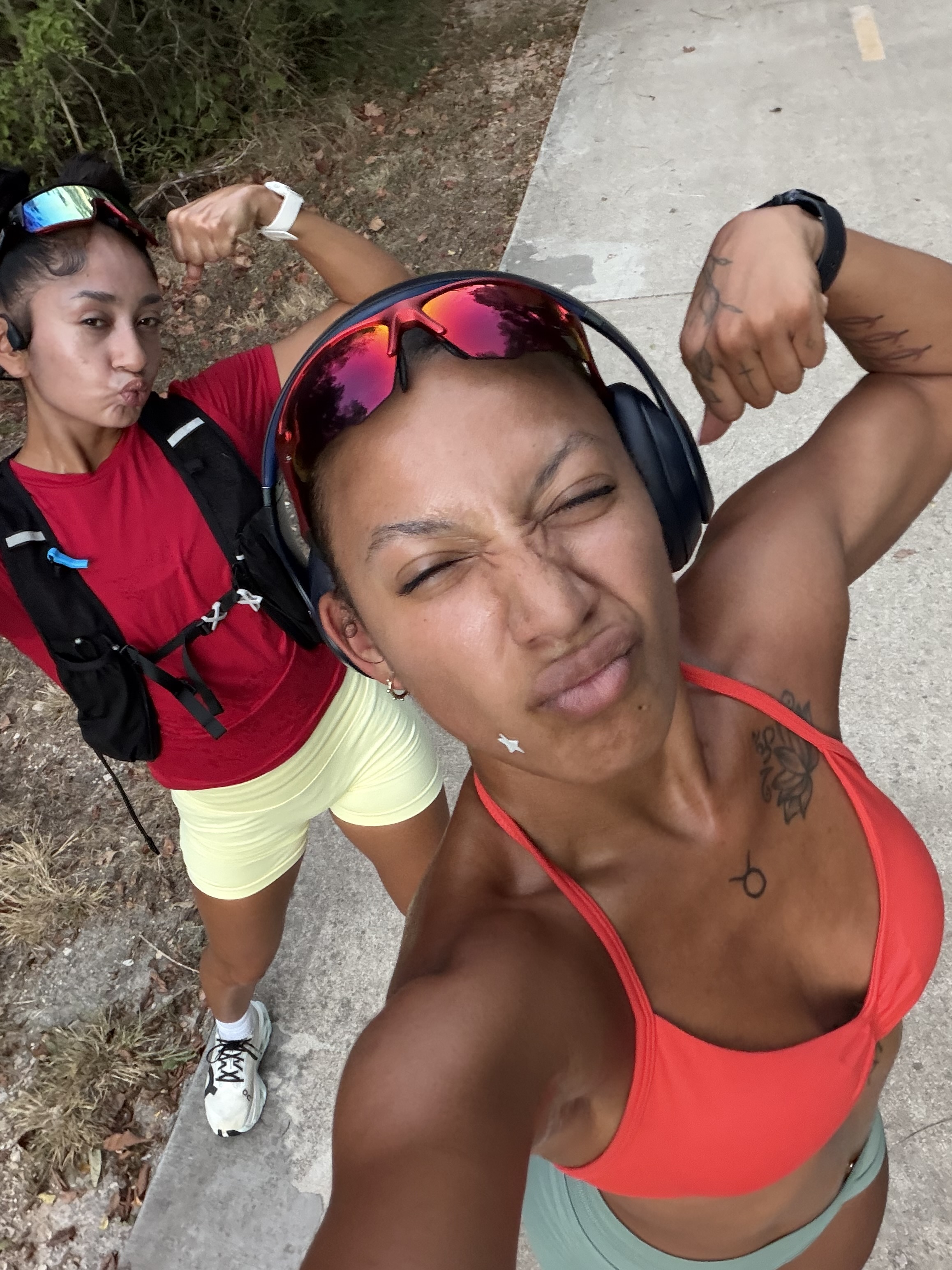 Evening run with LexiPoo photo 2